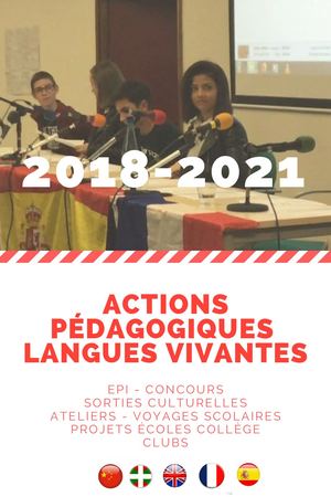 Actions Langues 2018 2021