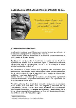 Laeducacionparatransformar