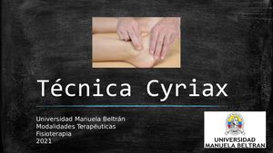 Técnica Cyriax