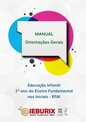 Manual Infantil E 1 Efai - IEBURIX