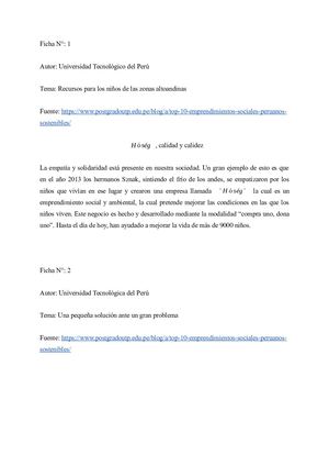 Ficha De Paráfrasis