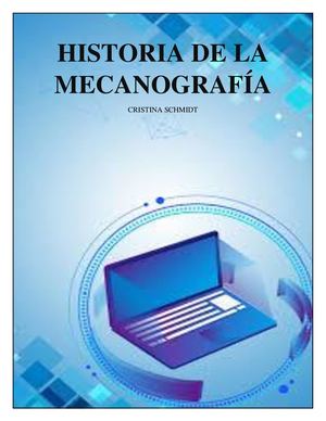 Historia De La Mecanografía