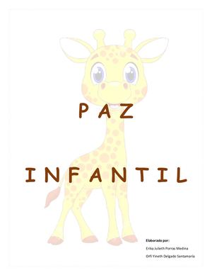 Pacifica Educación Infantil Para La Paz