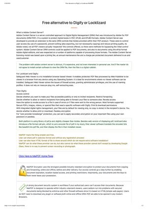 Free Alternative To Digify Or Locklizard