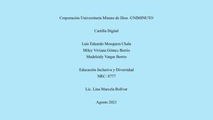 Cartilla Diversidad e inclusión