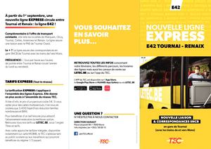 Ligne E42 du TEC - Tournai <> Renaix