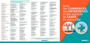 Liste des commerçants de la ville 2021