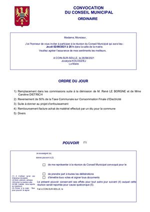 Convocation Cm 02 09 2021