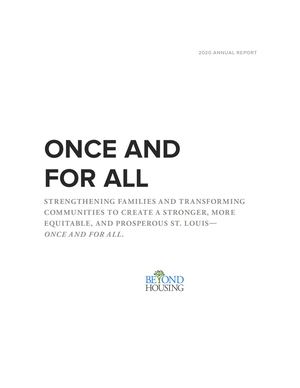 Beyond Housing Annual Report 2020