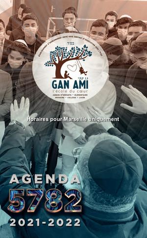 Gan Ami - AGENDA 2021 - 2022