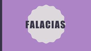 Falacias