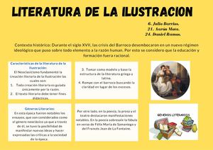 Literatura De La Ilustración
