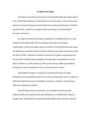 La Danza De Las Abejas