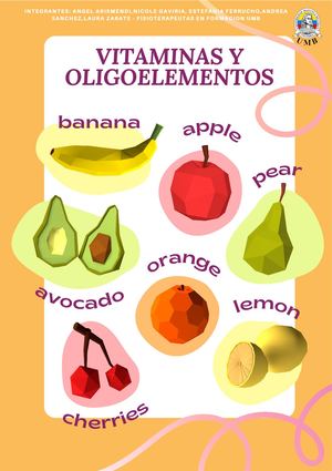 HERBOLOGIA- VITAMINAS Y OLIGOELEMENTOS