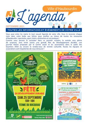 L'agenda - Septembre 2021