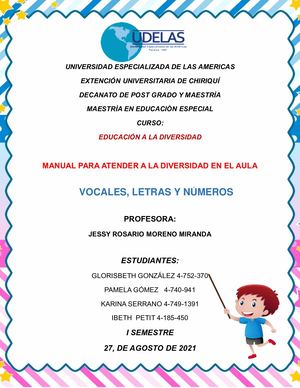 Manual Para Atender A La Diversidad En El Aula