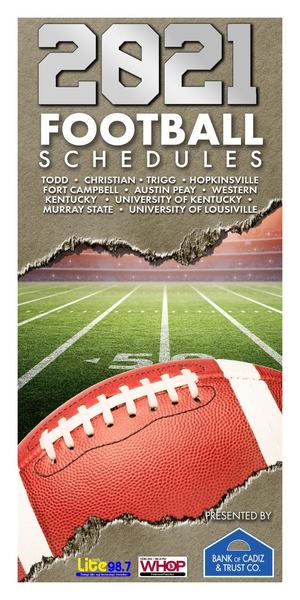 2021 Hopkinsville Football Schedules