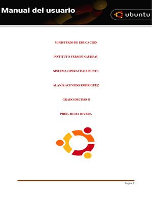 Manual De Usuario Ubuntu
