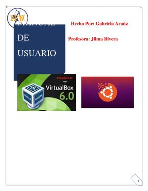 Guía de instalación para una maquina virtual y Ubuntu