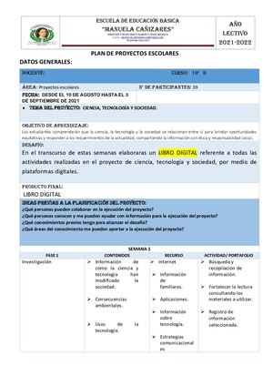 Proyectos Escolares 2