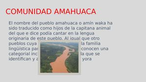 Comunidad Amahuaca