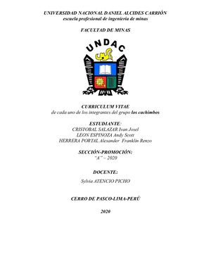 SESIÓN 12 - Currículum VITAE .