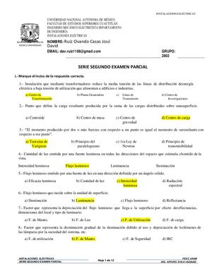 Serie 2 Instalaciones Eléctricas