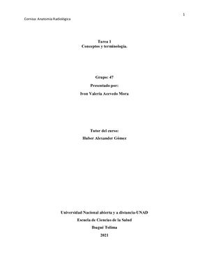 Tarea 1 Conceptos Y Terminologia Anatomica