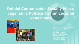 Política Comunicacional Venezolana
