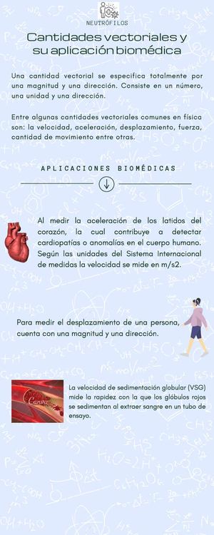 Cantidades Vectoriales Y Aplicaciones Biomédicas