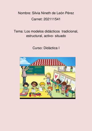 202111541 Silvia De Leon Modelos Tradicional, Estructural, Activo Situado