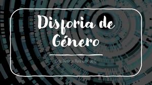 Disforia De Género