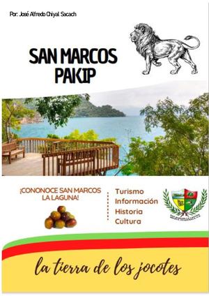 SAN MARCOS LA LAGUNA,HISTORIA, INFORMACIÒN Y TURISMO