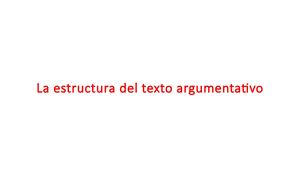 Texto Argumentativo