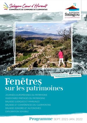 Patrimoine Programme sept - janvier 2021