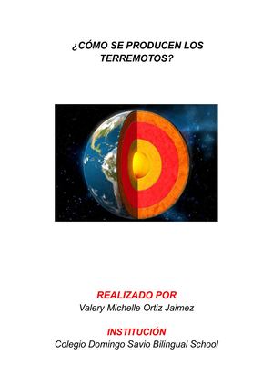 ¿Cómo Se Producen Los Terremotos?