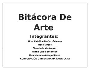 Ficha De La Bitácora