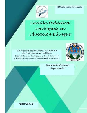 Alba Cartilla Con Enfasis En Educación