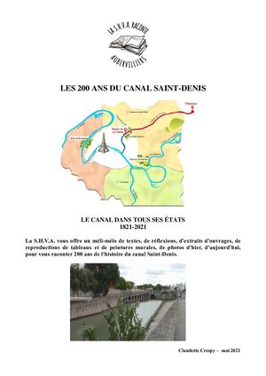 Les 200 ans du canal Saint-Denis