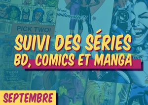 Suivi Des Séries BD Comics Et Manga Septembre 2021