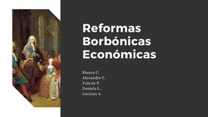Reformas Borbónicas Económicas