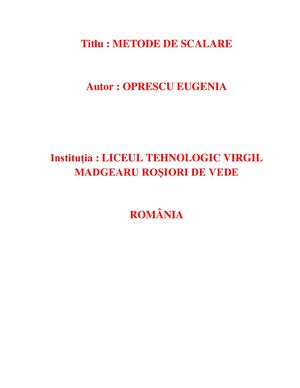 Proiect Didactic Marketingul Afacerilor