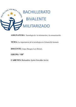 La importancia de la tecnología en el desarrollo humano