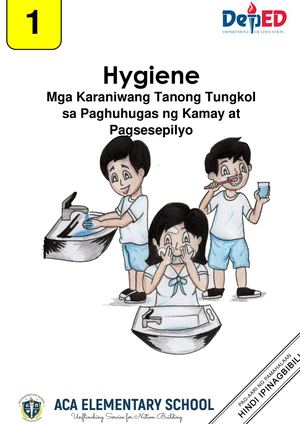 Copy Of Modyul 5 Mga Karaniwang Tanong Tungkol Sa Paghuhugas Ng Kamay At Pagsesepilyo
