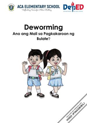 3- Deworming