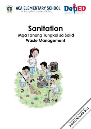 Module 29 Tanong Sa Solid Waste