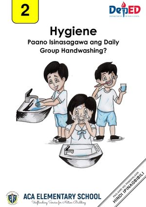 Final Module 1 Paano Ginagawa Ang Daily Group Handwashing