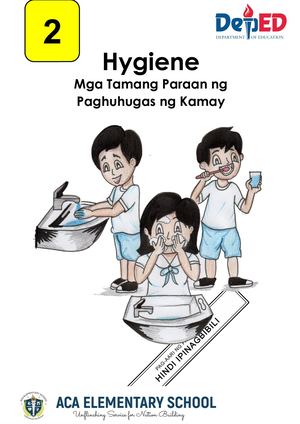 Final Module 2 Mga Tamang Paraan Ng Paghuhugas Ng Kamay