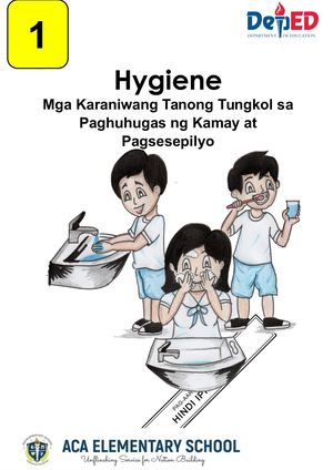 Modyul 5 Mga Karaniwang Tanong Tungkol Sa Paghuhugas Ng Kamay At Pagsesepilyo