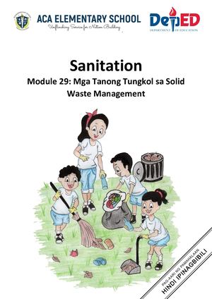 29 Sanitation Mga Tanong Tungkol Sa Solid Waste Management